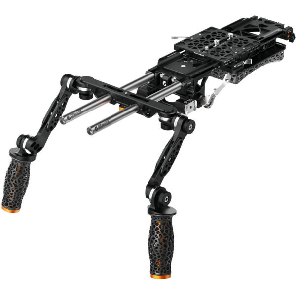 Bright Tangerine KASBAH Ātman Universal Shoulder Rig & Handle Kit (Wide 2-Axis, BUD Plate, ARRI Dovetail) view 7