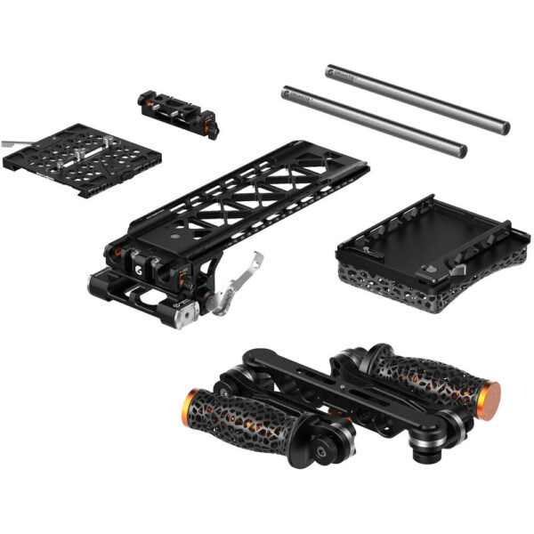 Bright Tangerine KASBAH Ātman Universal Shoulder Rig & Handle Kit (Wide 2-Axis, BUD Plate, ARRI Dovetail) view 8