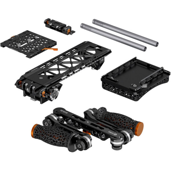 Bright Tangerine KASBAH Ātman Universal Shoulder Rig & Handle Kit (Wide, 2-Axis BUD VCT-14) view 5