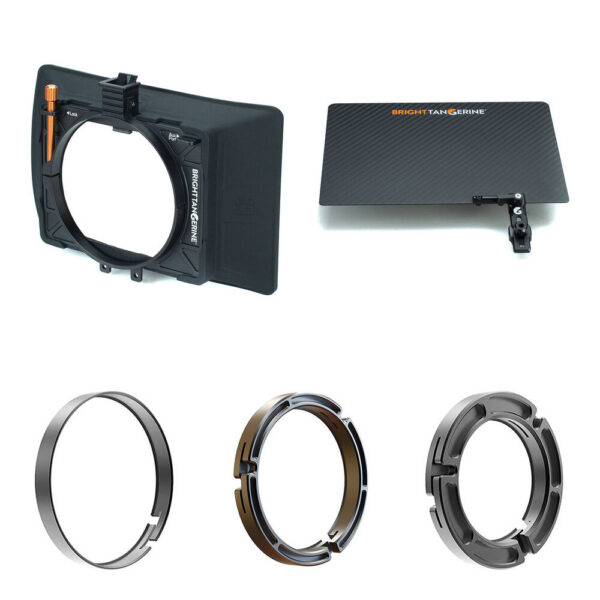 Bright Tangerine MISFIT ATOM 2-Stage Matte Box Kit with Three Clamp-On Rings view 3