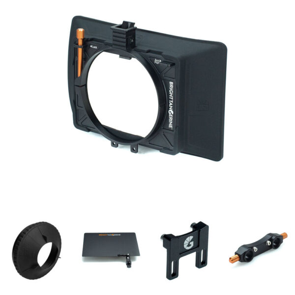 Bright Tangerine Misfit Atom Matte Box with Top Flag, Donut & 15mm Rod Mount Accessories Kit view 6