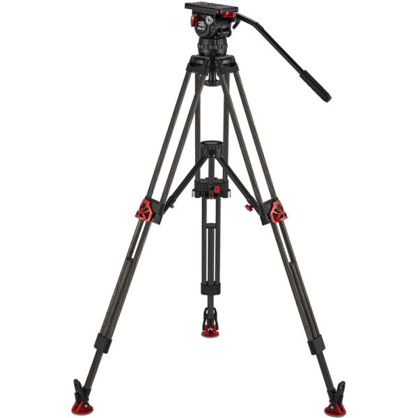 Camgear CF/MS Carbon Fiber Tripod with Mid-Level Spreader & Elite 15 Fluid Head System