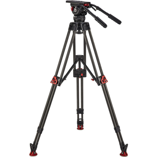 Camgear EFP CF/MS Carbon Fiber Tripod with Mid-Level Spreader & Elite 20 Fluid Head System
