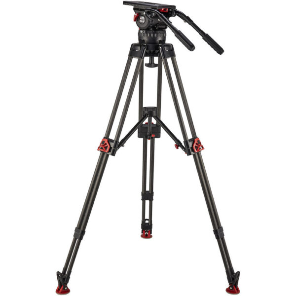 Camgear EFP150 CF MS Carbon Fiber Tripod with Mid-Level Spreader System & Elite 25 Fluid Head