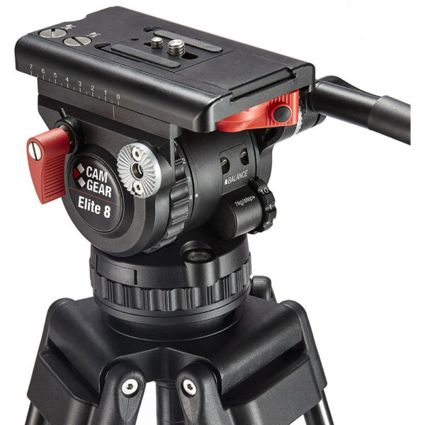 Camgear Elite 8 CF/MS Carbon Fiber Tripod with Mid-Level Spreader System view 2