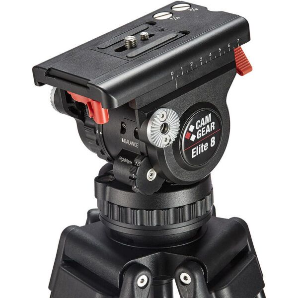 Camgear Elite 8 CF/MS Carbon Fiber Tripod with Mid-Level Spreader System view 3