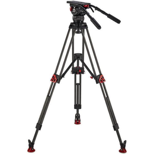 Camgear ENG CF/MS Carbon Fiber Tripod with Mid-Level Spreader & Elite 18 Fluid Head System