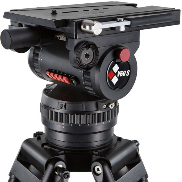 Camgear V60 Studio/OB AL MS Heavy-Duty Aluminum Tripod System view 4