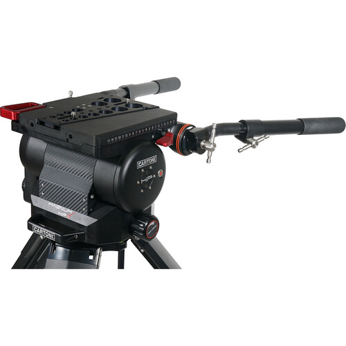 Cartoni Magnum HP Head with Dovetail Plate & 2 Telescopic Pan Bars view 5