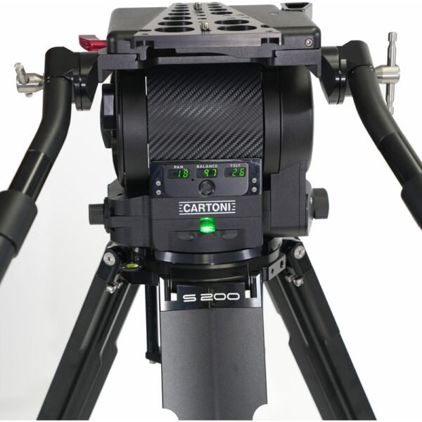 Cartoni Master 40 Head with Sport 200 Aluminum Tripod System view 5