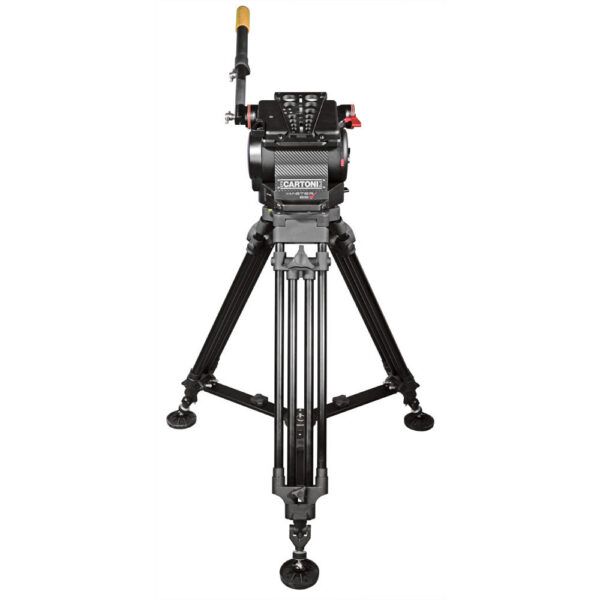 Cartoni Master 65 Head with Dovetail Plate and Two Telescopic Pan Handles view 6
