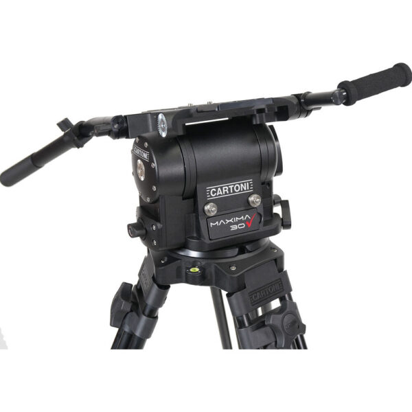 Cartoni Maxima 30 Head with K701 Tripod and Mid-Level Spreader view 5