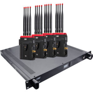 Crystal Video Technology Beam Link Ultimate 4-Ch Wireless Transmission System with Rackmount Receiver (2625')