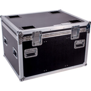 Dee Jay LED Fly Drive Utility Trunk Case with Caster Board (Black, 38 x 31 x 24")