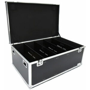 Dee Jay LED Fly Drive Utility Trunk Case with Compartment Separators and Wheels