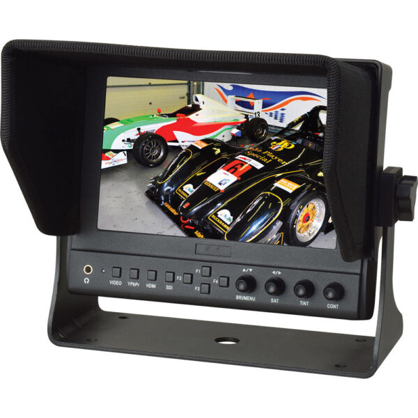 Delvcam DELV-WFORM7SDIVM 7" Camera-Top SDI Monitor with Video Waveform and V-Mount Battery Plate