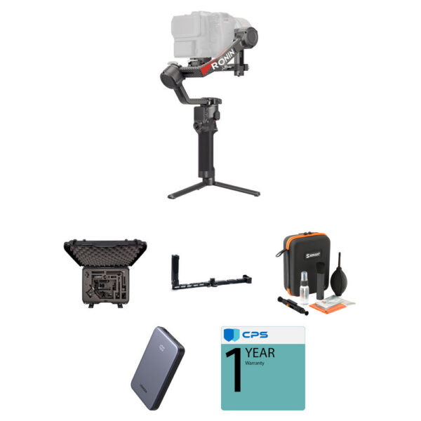 DJI RS 4 Pro Gimbal Stabilizer Accessory Kit with Dual-Handle Bracket view 6
