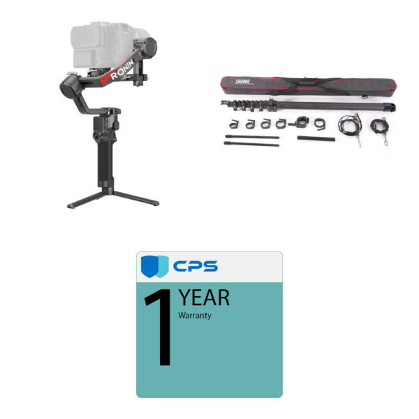 DJI RS 4 Pro Gimbal Stabilizer and JQ50-III Mini Jib Kit view 3