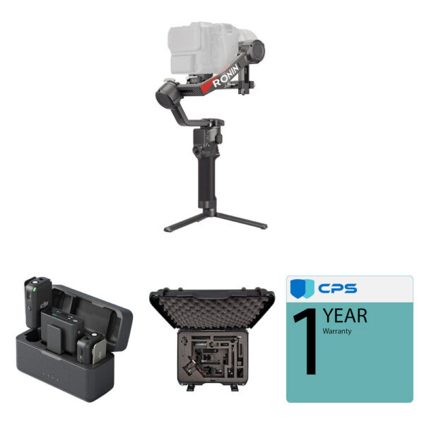 DJI RS 4 Pro Gimbal Stabilizer and Wireless Microphone System Kit view 4