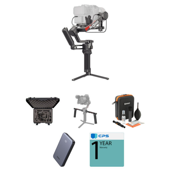 DJI RS 4 Pro Gimbal Stabilizer Combo Accessory Kit with Dual Handgrips view 6