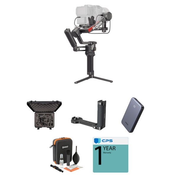 DJI RS 4 Pro Gimbal Stabilizer Combo Kit with Hard Case and Side Handle view 5