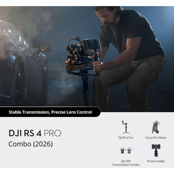 DJI RS 4 Pro Gimbal Stabilizer Transmission Combo view 6
