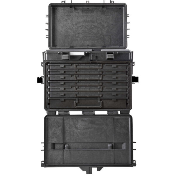 Explorer Cases 5140 Hard Wheeled Tool Chest with Six 30mm & One 60mm Drawers (Black) view 2