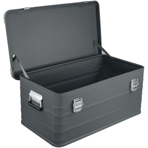 Eylar 2-Piece Large Crossover Aluminum Storage Trunk & Chest Set (Gray) view 2