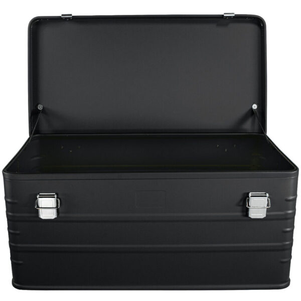Eylar 4-Piece Large Crossover Aluminum Storage Trunk & Chest Set (Black) view 6
