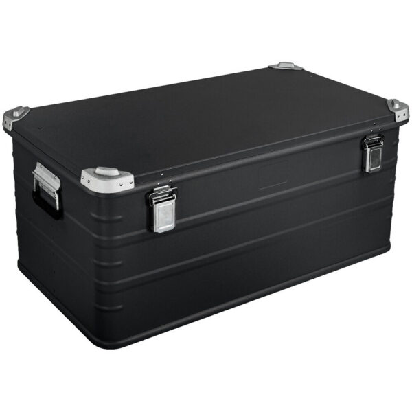Eylar 4-Piece Large Crossover Aluminum Storage Trunk & Chest Set (Black) view 7