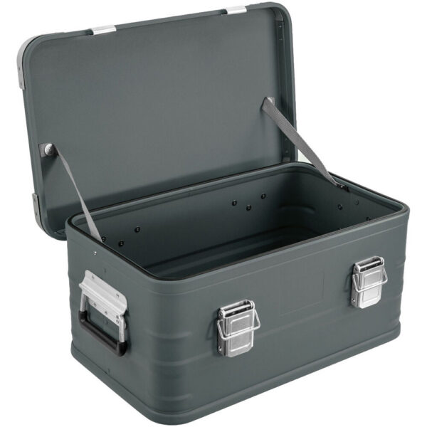 Eylar 4-Piece Large Crossover Aluminum Storage Trunk & Chest Set (Gray) view 4
