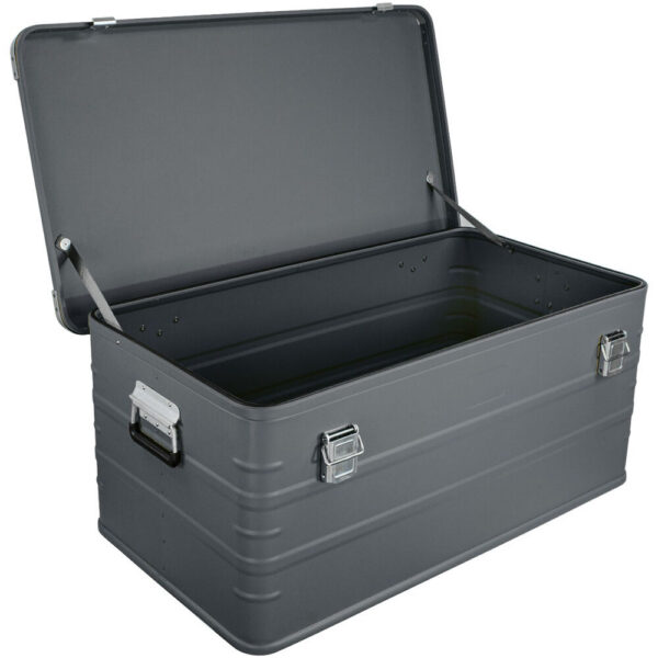 Eylar 4-Piece Large Crossover Aluminum Storage Trunk & Chest Set (Gray) view 5