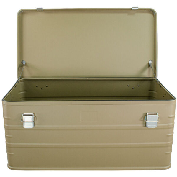 Eylar 4-Piece Large Crossover Aluminum Storage Trunk & Chest Set (Tan) view 6