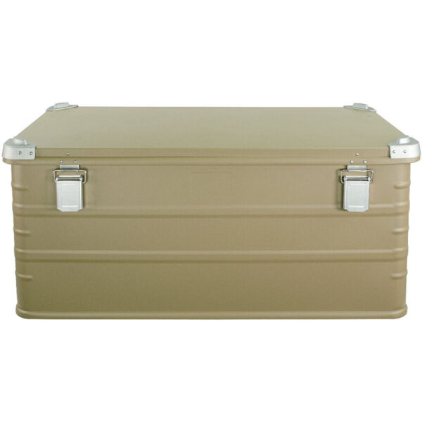 Eylar 4-Piece Large Crossover Aluminum Storage Trunk & Chest Set (Tan) view 7