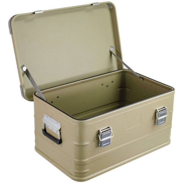 Eylar 4-Piece Large Crossover Aluminum Storage Trunk & Chest Set (Tan)