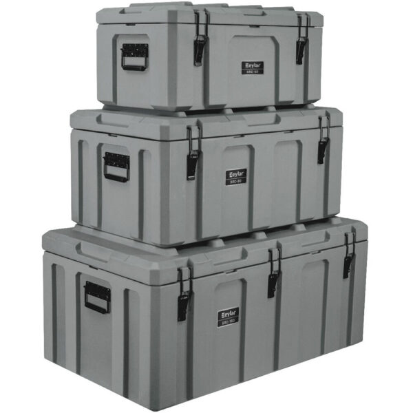 Eylar Crossover Roto-Molded Equipment Case Set (3-Piece, Gray) view 4