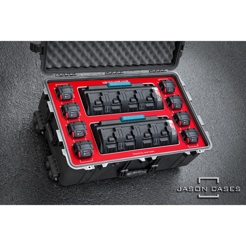 Jason Cases Milwaukee M18 8-Battery and 2-Charger Case view 2