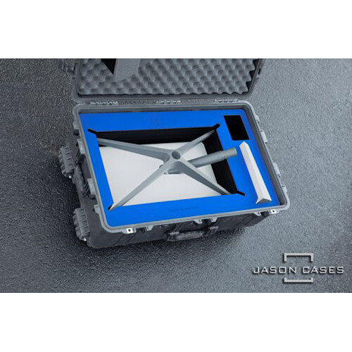 Jason Cases Wheeled Hard Case with Foam Insert for SpaceX Starlink Roam