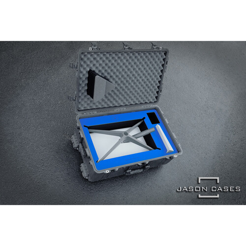 Jason Cases Wheeled Hard Case with Foam Insert for SpaceX Starlink Roam view 3