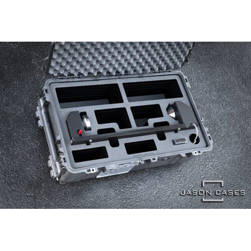 Jason Cases Wheeled Hard Case with Foam Insert for Universal Laser Systems Rotary Tool