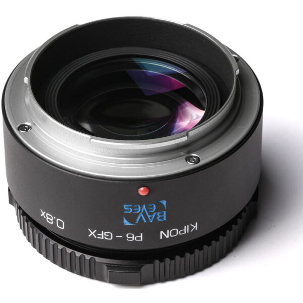 KIPON 0.8x Focal Reducer for Pentacon 6 Lens to FUJIFILM GFX Camera view 2