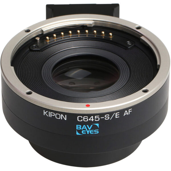 KIPON Baveyes 0.7x Autofocus Lens Mount Adapter for Contax 645-Mount Lens to Sony-E Mount Camera view 5