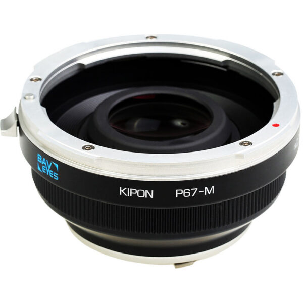 KIPON Baveyes 0.7x Lens Mount Adapter for Pentax 6x7-Mount Lens to Leica M-Mount Camera view 2