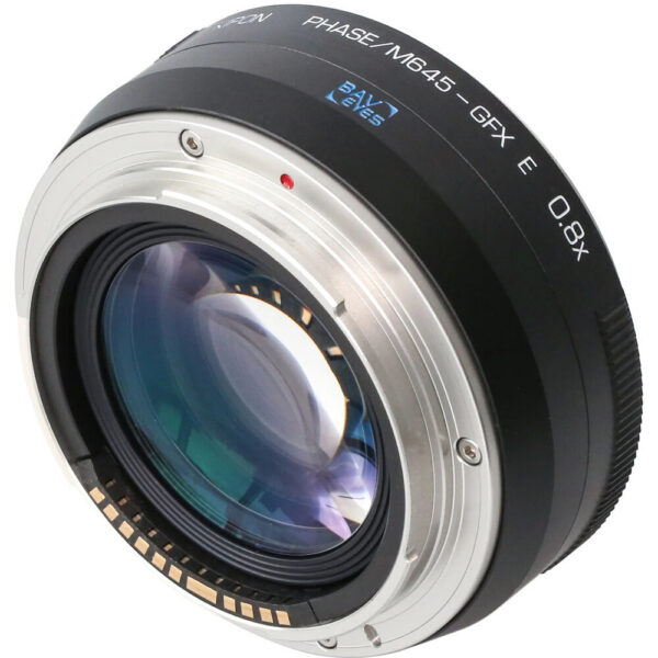 KIPON Baveyes 0.8x Lens Mount Adapter (Phase One/Mamiya 645 to FUJIFILM G, V2) view 5