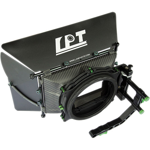 Lan Parte MB-0219 4 x 5.65" Rod-Mounted Swing-Away Matte Box for 19mm Rods