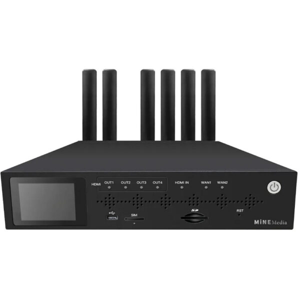 MiNE Media A318H UHD 4K 5G Multi-Network Bonding Decoder