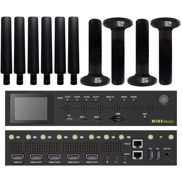 MiNE Media A320H 8K 5G Multi-Network Bonding Decoder view 2