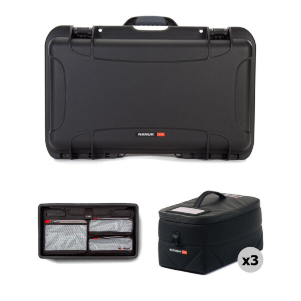 Nanuk 935 Wheeled Hard Case with Lid Organizer and N-Cubik 13S Kit view 4