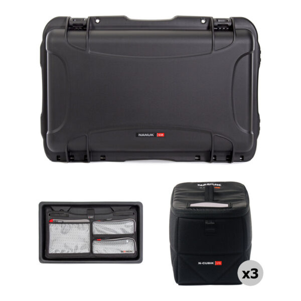 Nanuk 938 Wheeled Hard Case with Lid Organizer and N-Cubiks Inserts view 4