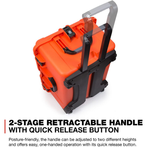 Nanuk 960 Wheeled Hard Camera Case Pro Photo Kit (Orange, 79L) view 2